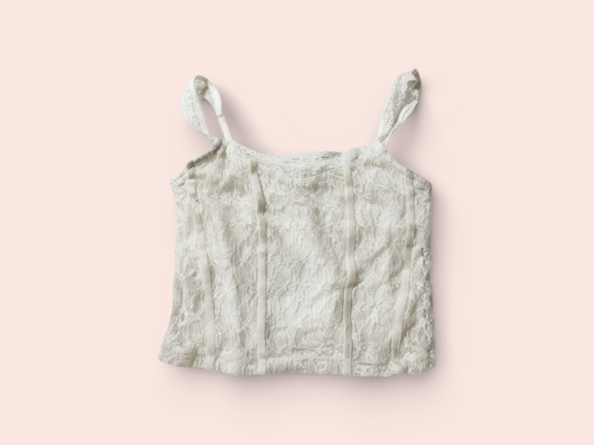 Cream Lace Top