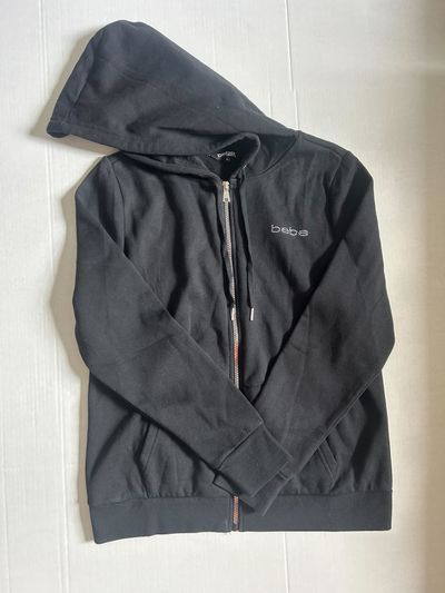Bebe Sport Zip Hoodie — Black