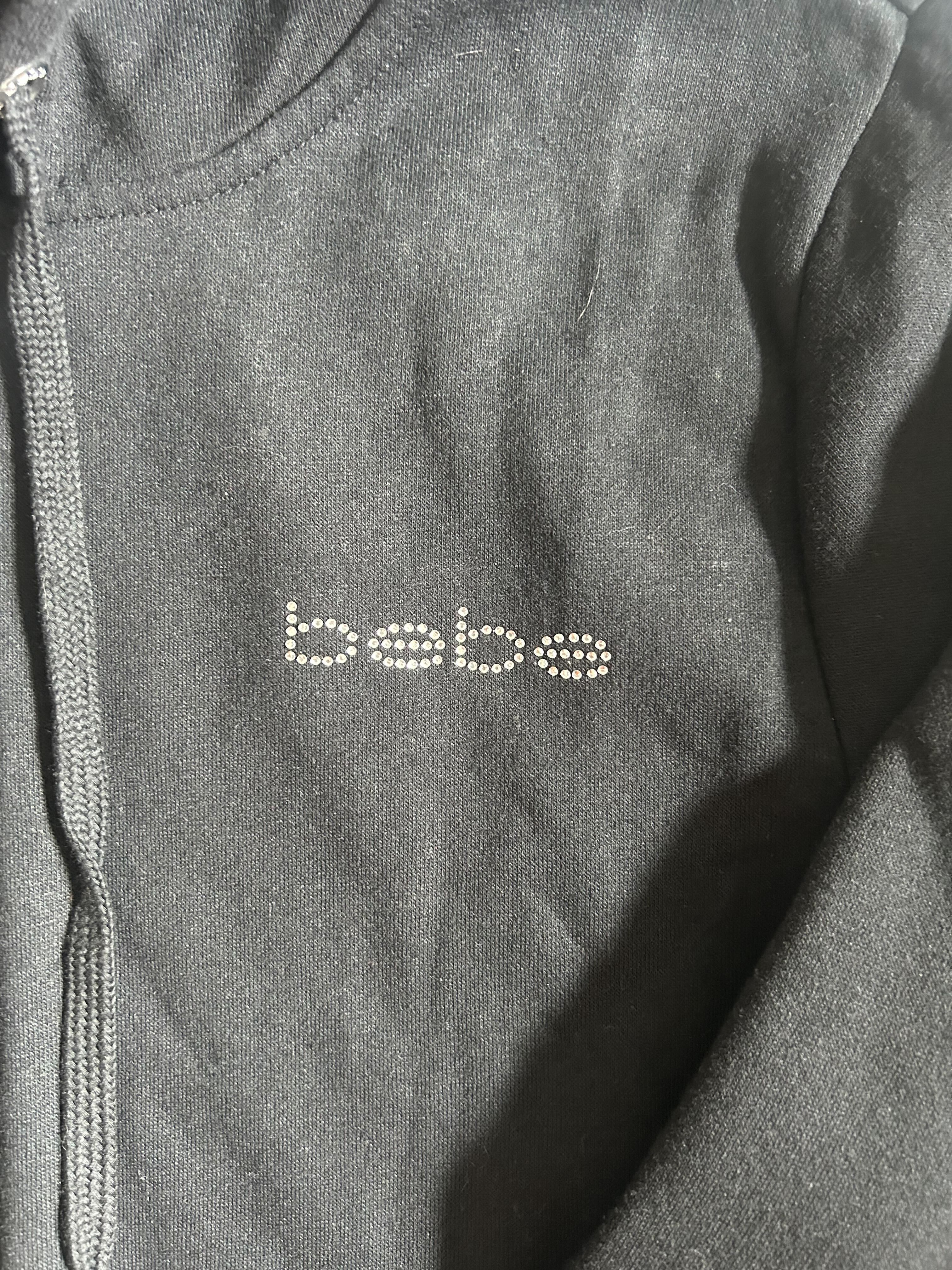 Bebe Sport Zip Hoodie — Black photo 3