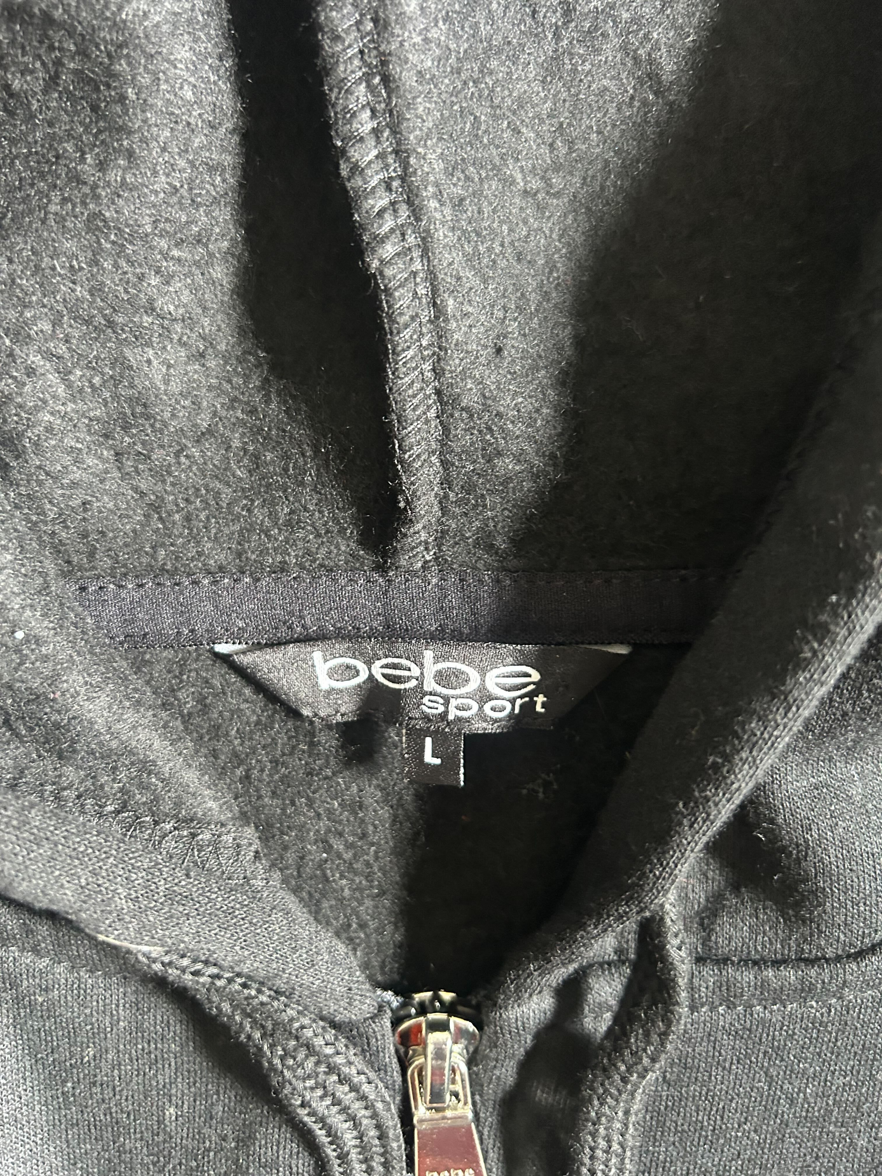 Bebe Sport Zip Hoodie — Black photo 5